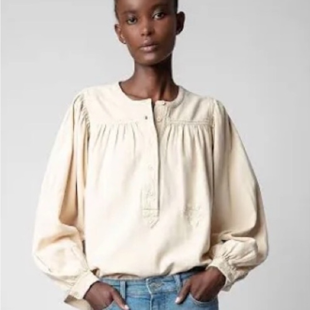 Zadig & Voltaire Tigy Cotton Twill Top